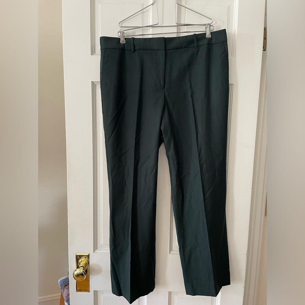 Ann Taylor Curvy Fit Pants- Forest Green